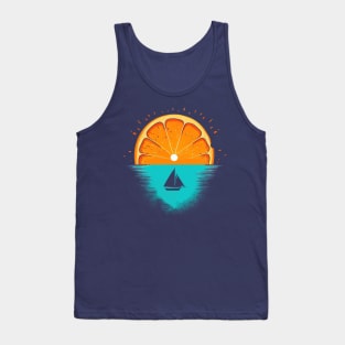 Orange Morning Tank Top